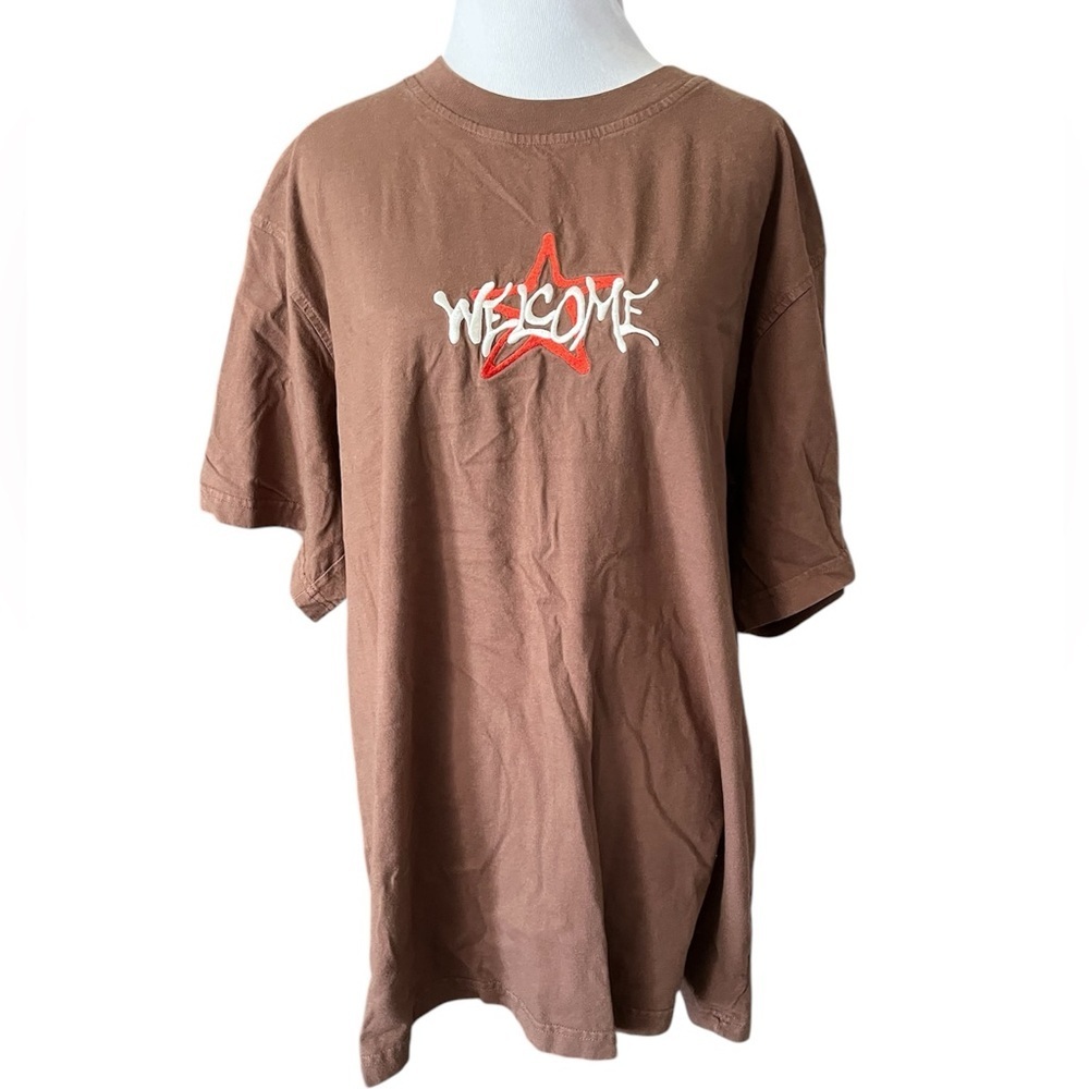 Welcome Vega Brown T-Shirt SZ XL